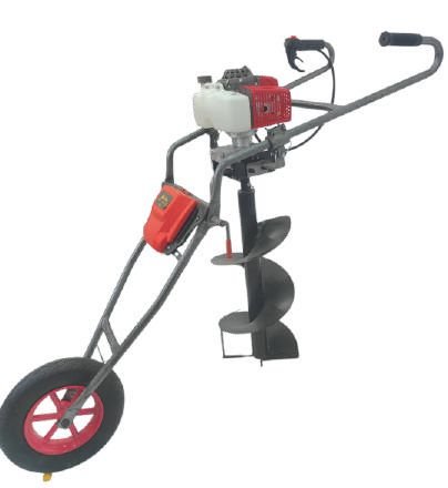 FARMIC FC-EA-63THY: 63cc Trolley Type Earth Auger Planters for Digging & Plantation