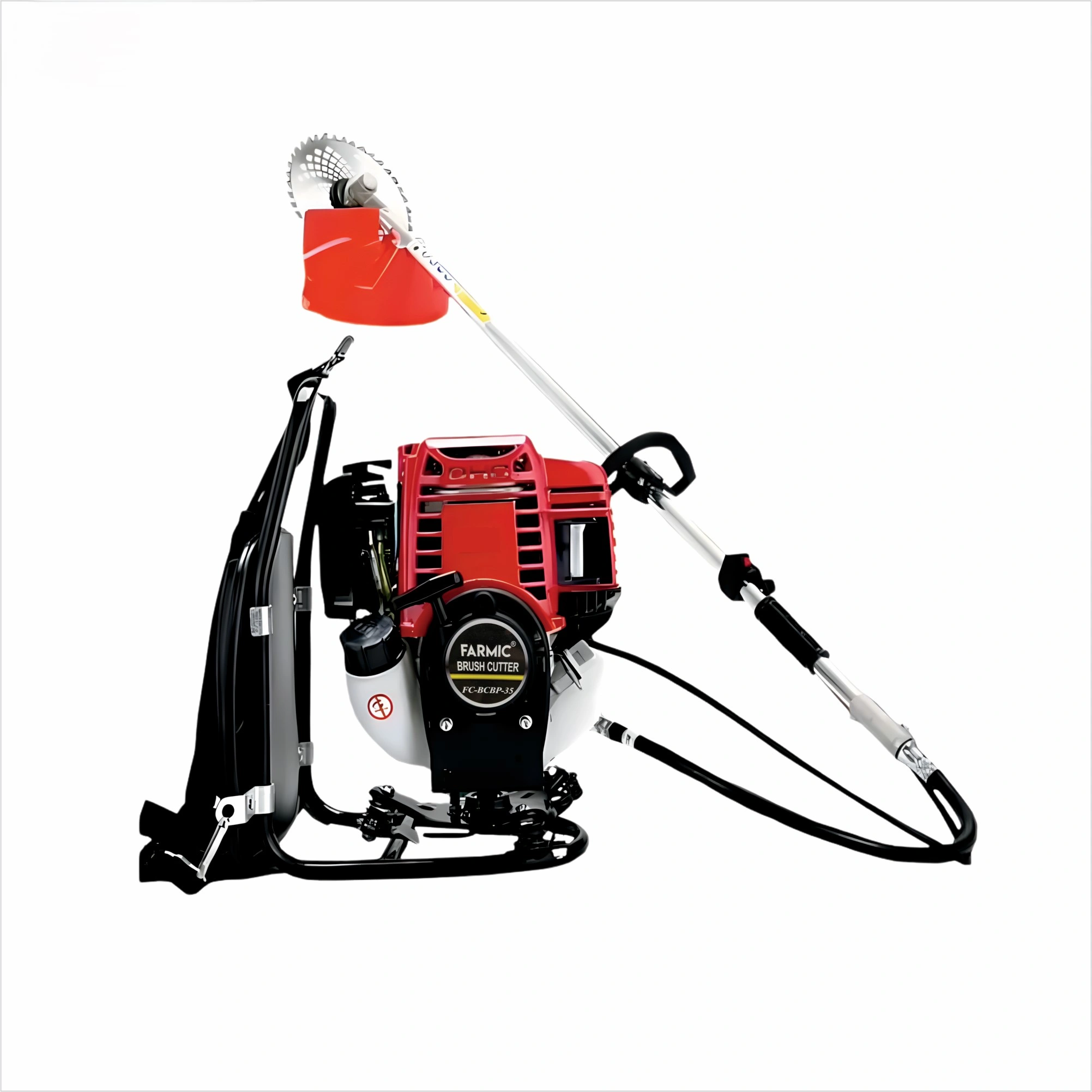 FARMIC FC-BCBP-35 Back-pack crop cum grass cutter | 35cc 4-Stroke Engine