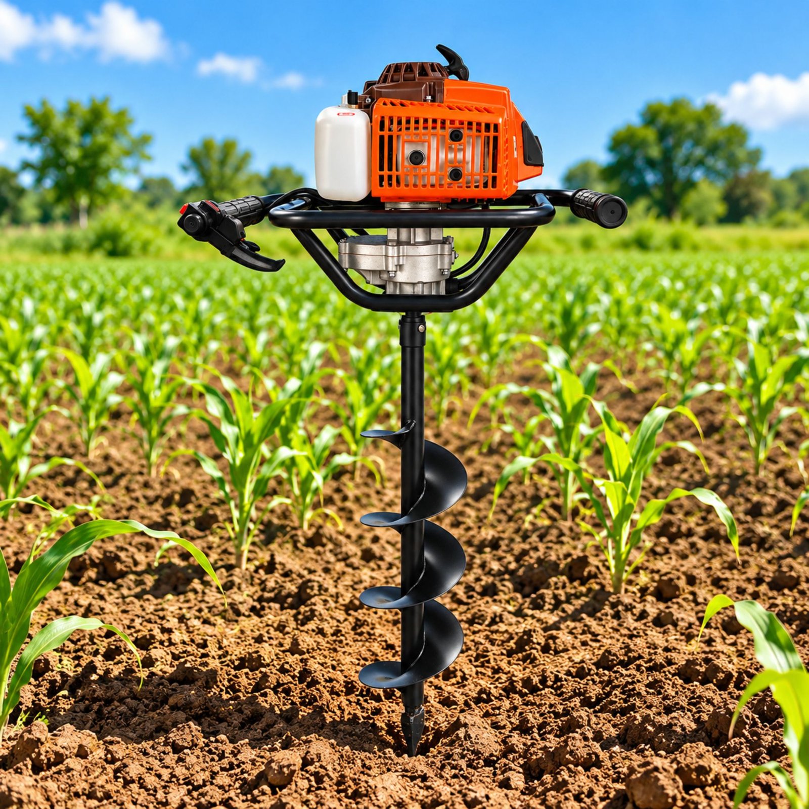 FARMIC FC-AG-63(Eco): 63cc Earth Auger Planters for Digging & Plantation