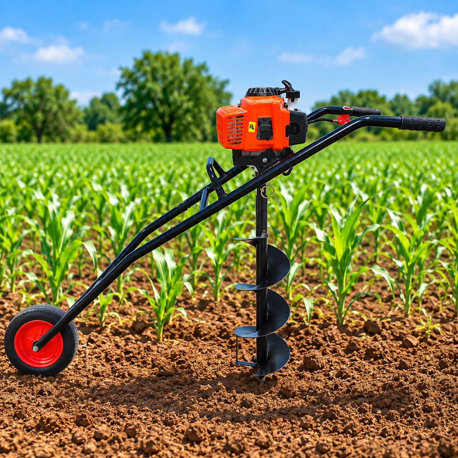 FARMIC FC-EA-63T(ECO): 63cc Earth Auger Planters for Digging & Plantation